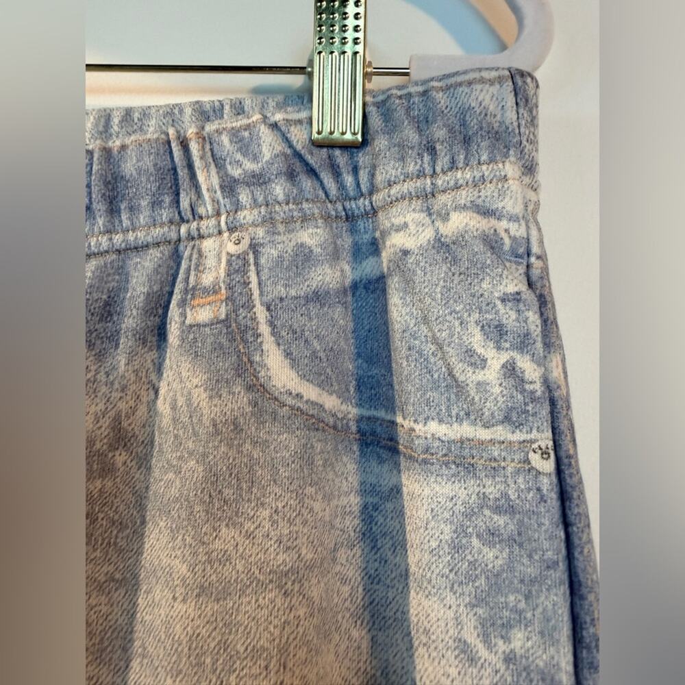 ECRU Distressed Denim-Print Joggers - Large, NWOT - Picture 4 of 7